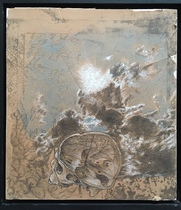 Pencil on industrial plaster and plasterboard 34cm x 26cm